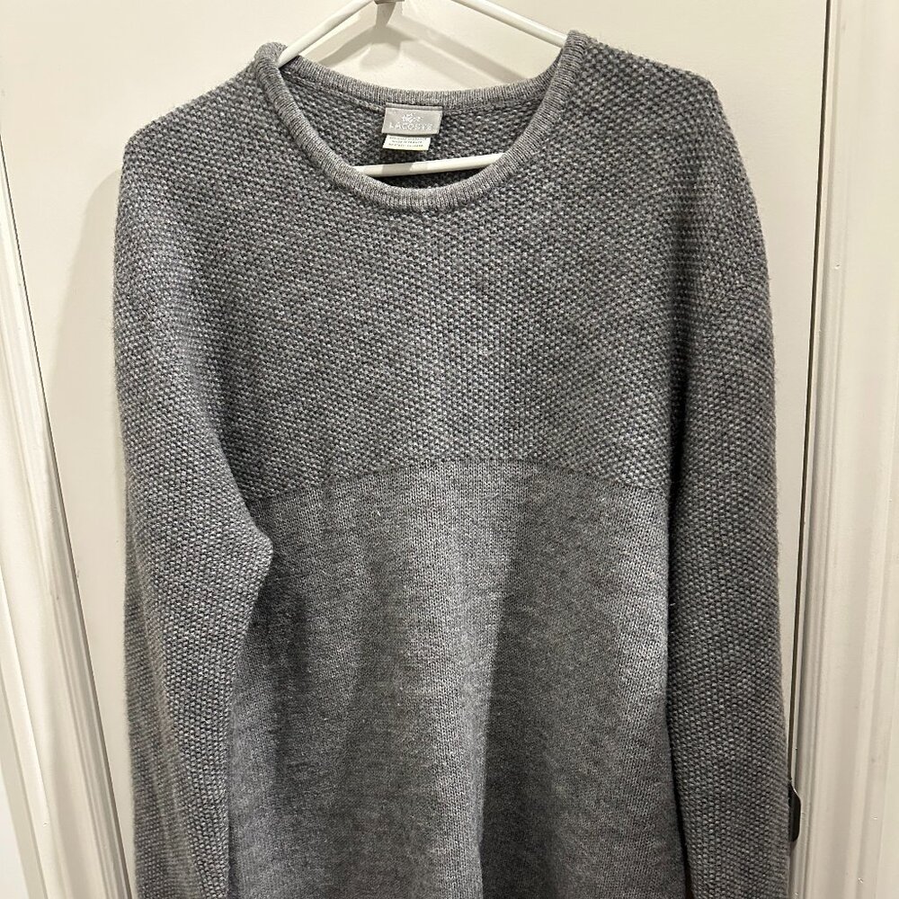 Lacoste Silver Label Mens Woven Sweater - Made in France!